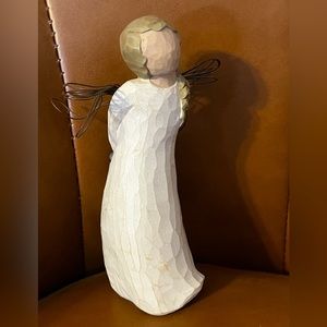 Willow Tree “Thank you” girl holding flowers with angle wings